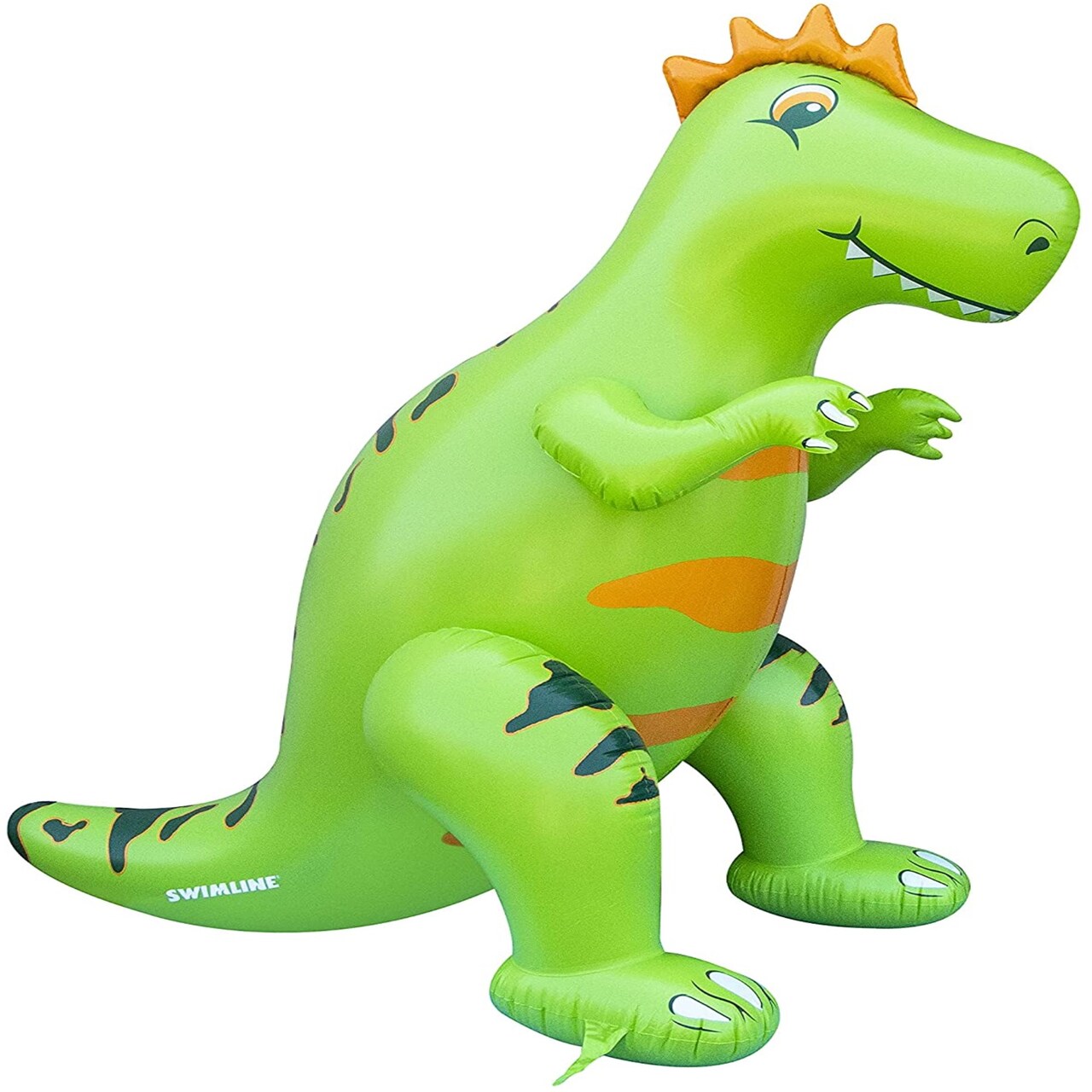Swimline Humongous Inflatable Dinosaur Outdoor Water Sprinkler - 85" - Neon Green